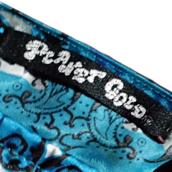 Planet Gold Blue Paisley Box Top - Picture 3 of 4